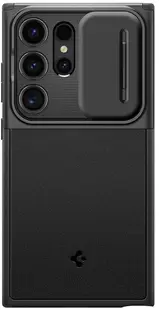 Husă Spigen - Optik Armor, Galaxy S24 Ultra, negru