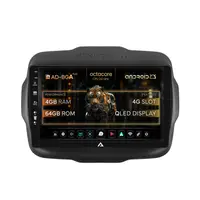 Navigatie Jeep Renegade (2014-2018), Android, A-Octacore 4GB RAM + 64GB ROM, 9 Inch - AD-BGA9004+AD-BGRKIT286