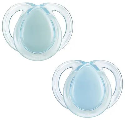 Suzete ortodontice Tommee Tippee - Night Time, 0-6 luni, 2 buc, albastru