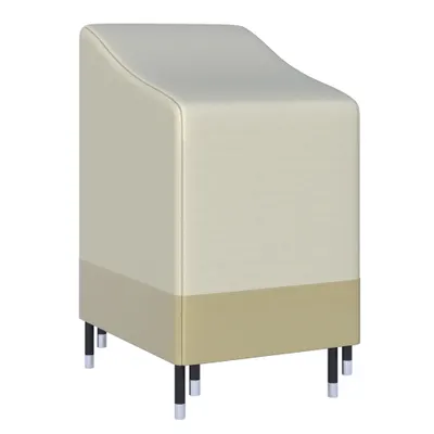Outsunny Husă de protecție pentru scaune de grădină stivuibile prelată impermeabilă 90L x 70l x 115H cm Oxford înaltă densitate 600D Bej, Cafea | Aosom Romania