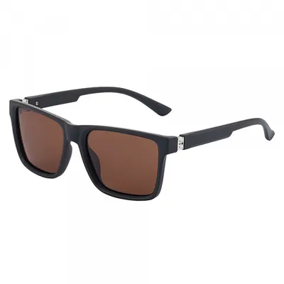 Ochelari De Soare Barbati Techsuit 8506, Polarizati, Protectie UV, Maro Mat Gri