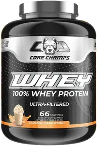 100% Whey Protein Ultra-Filtered, caramel cappuccino, 2270 g, Core Champs by Kai Greene