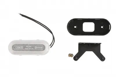 Lumini clarificare stanga dreapta, alb, LED, inaltime 49mm; latime 124mm; adancime 20mm, in relief, lungime cablu 220mm, cu cuier, 12 24V (tip: neon)
