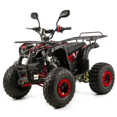 Atv copii XTR 006 Phyton, roti 8 inch, 110cc, 4 timpi, 3+1, pornire electrica, culoare negru rosu