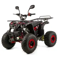 Atv copii XTR 006 Phyton, roti 8 inch, 110cc, 4 timpi, 3+1, pornire electrica, culoare negru rosu