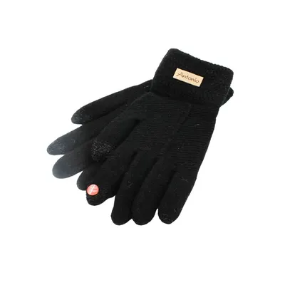 Mănuși damă, Antonio, cu funcție touch, culoare negru, one size