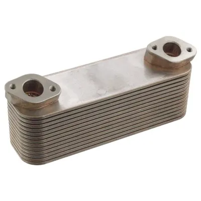 Radiator ulei (numar de nervuri: 13) potrivit MERCEDES AXOR, AXOR 2, CITARO 2, CITARO (O 530), MK, O 340, SK, TOURISMO (O 350), TOURO (O 500) OM401.972-OM457.981 01.79