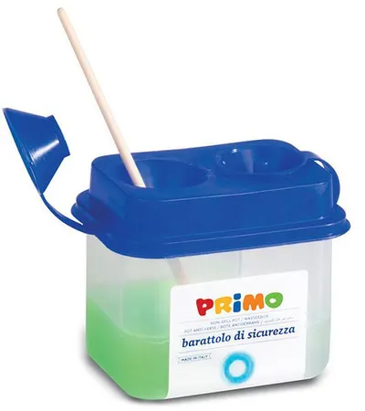 Pahar pentru desen Primo - Cu doua compartimente, sortiment