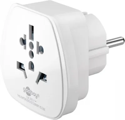 Adaptor universal UK, USA la Europa, Goobay 94026