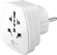 Adaptor universal UK, USA la Europa, Goobay 94026