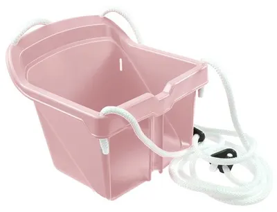 Leagăn pentru copii Mochtoys - Safe, roz pastel