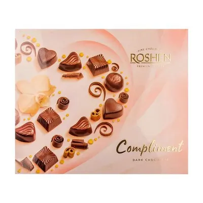 Praline de Ciocolată Asortate Roshen Compliment Mixed Chocolate, 145g – Pachet En-gros