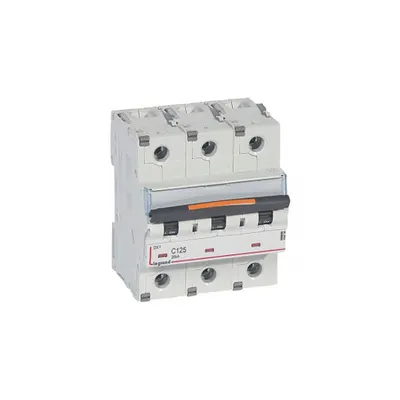 Siguranta automata MCB - DX³ - 25 kA - 3P 400 V~ - 125 A - C curba