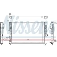 Radiator, racire motor NISSENS 60491