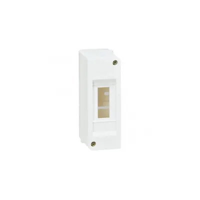 Terminal shield box - IP30 - cuout terminal block - 2 module