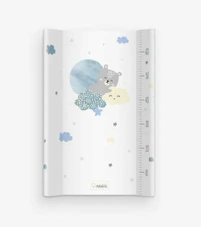 Saltea de infasat bebe cu intaritura 70x48 Klups Teddy Bear 419