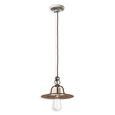 Sospensione Anticata D.25 / Pendant D.25 Retro Grunge Finish 18 - Craquelé C1431