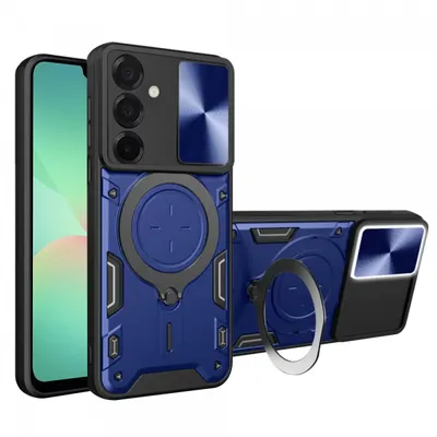 Husa pentru Samsung Galaxy A26 A266, Techsuit, CamGuard Pro, Albastra