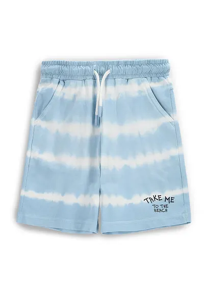 Pantaloni scurti sport baieti WC5121503HBK - Bumbac - Albastru - Albastru