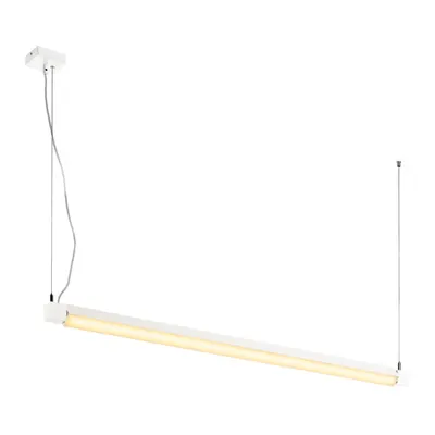 Lampa suspendata, lustra OPEN GRILL Pendant, white pendant, single-headed, LED, 3000K, square, black, 4x7,5W
