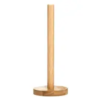 Suport orizontal pentru prosoape de bucătărie din hârtie în culoare naturală din lemn ø 12 cm Soka – Premier Housewares