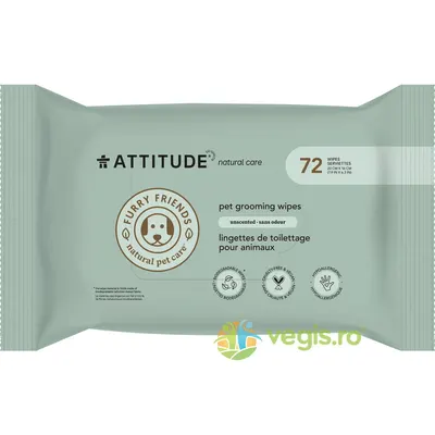 Servetele Umede 100% naturale pentru Animale 72buc