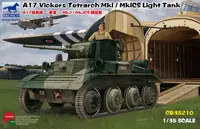 Model asamblabil Bronco Models Militar: Tancuri - Tanc ușor britanic A17 Vickers Tetrarch Mk.I / Mk.ICS