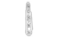 Dulie far Spate Stanga potrivit FORD FUSION 1.25-1.6D 2002-2012