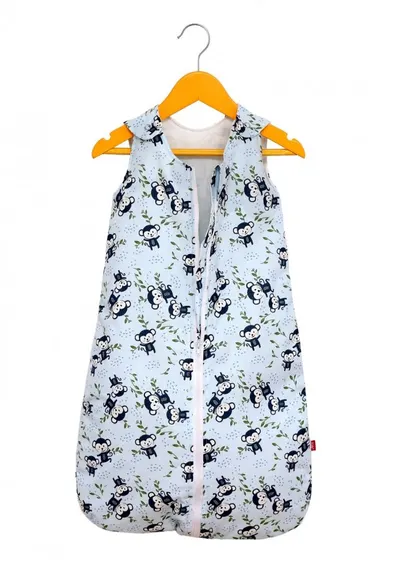 Sac de dormit copii 1 tog KidsDecor Happy Monkey din bumbac 85 cm
