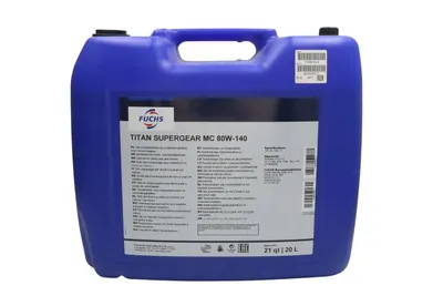 Ulei transmisie manuala FUCHS SUPERGEAR MC 80W140, volum 20 litri 20L