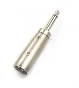 Adaptor Master Audio - HY4844, XLR 3/6.3mm, argintiu