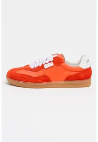 Pantofi sport Emporia low-cut - Caramiziu/Rosu vermillion