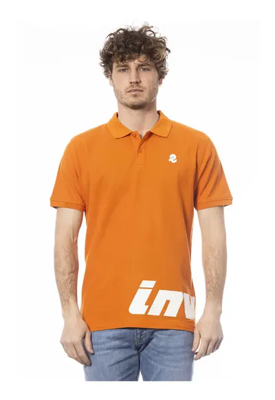 Tricou polo cu logo - Portocaliu