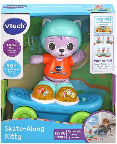 Jucărie interactivă Vtech - Un pisoi cu un skateboard