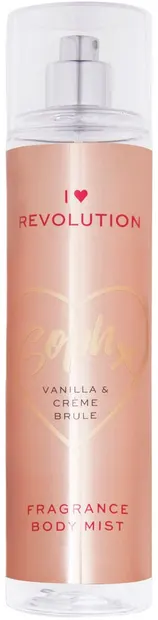 I Heart Revolution Spray pentru corp Vanilla &amp; Creme Brulee, 236 ml
