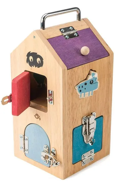 Tender Leaf Jucării Jucării din lemn Monster Lock Box