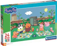 Puzzle pentru copii Clementoni de 24 piese maxi - Purcelușul Peppa