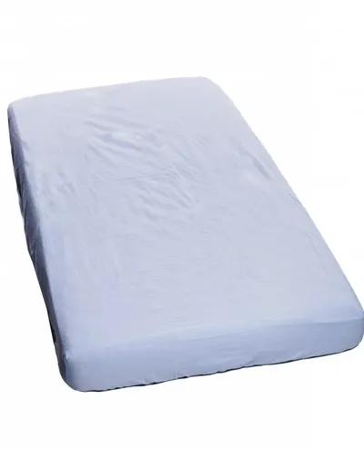 Cearceaf din bumbac cu elastic 120x60 cm Albastru