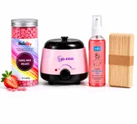 Kit Epilare Complet Roz – Ceară, Încălzitor, Ulei & Spatule