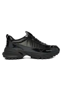 Pantofi sport dama HIKE RUNNER LACE UP PEARL NY - Piele ecodwqfwqlogica - Negru - Negru