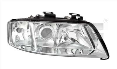 Far dreapta (H1 H7, reglaj electric, fundal cromat) AUDI A6 1997-2001