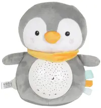 Lampă de noapte și reflector Moni Toys - Snuggly, Penguin