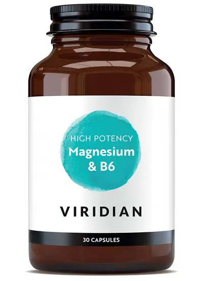 High Potency Magneziu si Vitamina B6, 30 capsule, Viridian