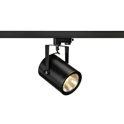 Iluminat decorativ pe sina, Traseele EURO SPOT TRACK, negru negru 3000K 36 ° incl. adaptor 3 circuite