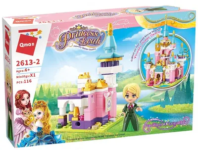 Set de construit Qman - Castel oceanic colorat - Pavilion pentru loialitate