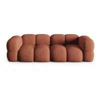 Canapea cărămizie 250 cm Loretto – Cosmopolitan Design