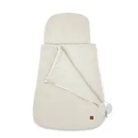 Sac de dormit multifunctional, MimiNu, Pentru patut, landou sau cosulet, Din bumbac interlock, Materiale certificate Oeko Tex Standard 100, Soft Beige
