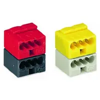 4-conductor modular PCB connector; for individual solder pins; for KNX; 0.8 mm Ø; Pin spacing 5.75 mm; 2-pole; light gray/yellow