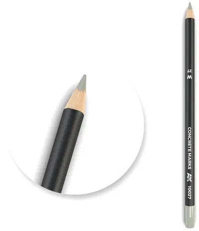 Creion pe baza de apa pentru modelat AK Interactive - Watercolor Pencil Concrete Marks AK10027 (1 buc )