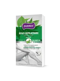 Benzi Depilatoare Pentru Corp Cu Ceară Gel, Extract De Bambus și Matcha, Farmec, 16 Buc